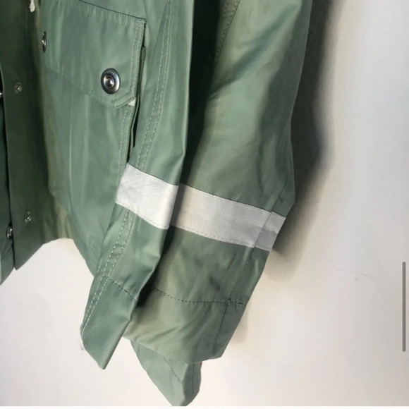 HUNTER Boots Green Rain Utility Jacket Size Small - Picture 6 of 9